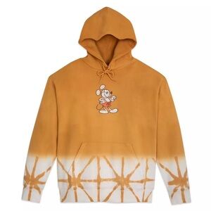 Unisex Mickey Mouse Genuine Mousewear Tie-Dye Pullover Hoodie Size Large